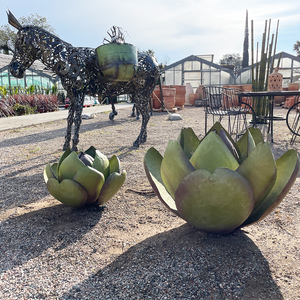 Statue d'un cactus en métal XXL – Bazar du Monde